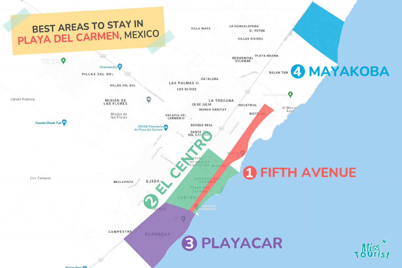 Best Areas Where To Stay In Playa Del Carmen